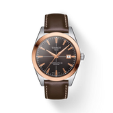Tissot Gentleman Powermatic 80 Silicium Solid 18K Gold Bezel Herrenuhr - T927.407.46.291.00